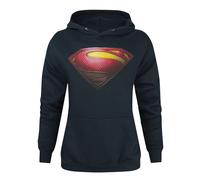 Superman Sudadera con logo del Hombre de Hierro para mujer (NS4204)