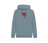 Superman Sudadera Official Diseño Escudo de Goteo para Adultos Unisex (PN2117)