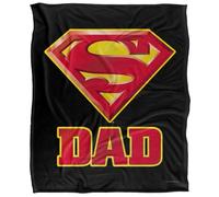 Superman Super Dad Manta súper Suave con Tacto Sedoso - 152 x 127 cm