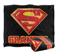 SUPERMAN Super Grandpa Officially Licensed Silky Touch Super Soft Throw Blanket 152 x 127 cm