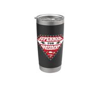 Superman Superman for President Shield Vaso térmico de acero inoxidable de doble pared