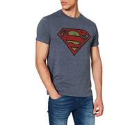 Superman T-Shirt, Camiseta Hombre, Azul, XXL