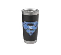 Superman United Nations Shield Vaso térmico de acero inoxidable de doble pared