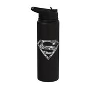 Superman Urban Camo Shield Stainless Steel Insulated Water Bottle
