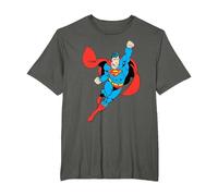 Superman Volando al Rescate Camiseta, Hombre Tallas Grandes, Asfalto, 6X Alto