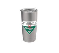 Superman Welsh Shield Vaso térmico de acero inoxidable de doble pared