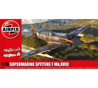 Airfix Model Set, A05140 Supermarine Spitfire F MK.XVIII Model Building Kit, Kits de avión Modelo de plástico para Adultos y niños Mayores de 8 años, el Juego Incluye bebederos y calcomanías