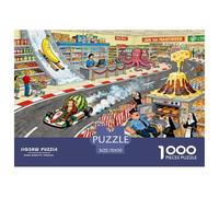 Supermercado Grand Puzzle De Madera Impermeable DIY Puzzles De 1000 Piezas Regalos para Adultos Divertido Rompecabezas Juegos Desafiantes