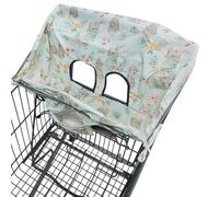 Supermercado para carrito de alimentos funda de asiento acolchado polvo silla de comedor bebé protector de asiento para compras piernas altas silla de comedor