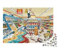 Supermercado Spill Sinfonía Espiral Puzzle De Madera Impermeable DIY Puzzles De 1000 Piezas para Adultos Divertido Rompecabezas para Decoración del Hogar