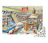 Supermercado Spill Sinfonía Espiral Puzzle De Madera Impermeable DIY Puzzles De 1000 Piezas Regalos para Adultos Colorido Rompecabezas Juegos Desafiantes