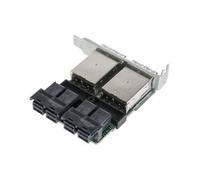 SUPERMICRO 16-port Int. mSAS HD to Ext. mSAS HD converter Low Profile AOM-SAS3-16I16E-LP