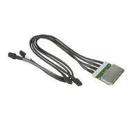 Supermicro 4-Port EXT IPASS TO INT IPASS 0,85 m - Cable SAS (0,85 m, 4X External MiniSAS, 4X Internal MiniSAS, Male Connector/Male Connector, Negro, Gris)