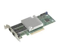 Supermicro AOC-S25GC-I4S-O [NR]PCIe Gen 4 standard low profile quad portSFP28basedonInt