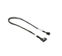 SUPERMICRO CBL-SAST-0657 Cable Serial Attached SCSI (SAS) 0,55 m - Cable SAS (0,55 m, Negro, Mini-SAS, Mini-SAS HD)