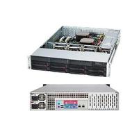 Supermicro chassis black 2u sc825tqc sas3 lp w/redundant psu 800w pws