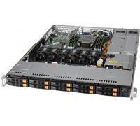 Supermicro CSE-116AC10-R860CB-N10 1U Black Chassis with 860W Power Supply and 10 NVMe HDD Trays, RoHS Compliant