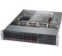 Super Micro CSE-213BAC8-R1K23LPB Chasis Servidor 2U ATX EATX 16 Bahías 2.5" Hot-swap Fuente 1200W Negro