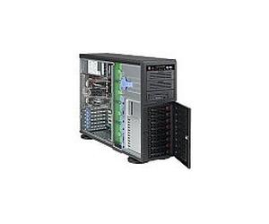 Supermicro CSE-743TQ-903B-SQ Chasis Servidor Rack 4U Full Tower, 8 Bays 3.5", 903W Gold, Hot-Swap, Negro, Soporta ATX/EATX/microATX