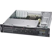 Supermicro cse-825mbtqc-r802lpb carcasa de ordenador estante negro 800