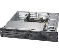 Supermicro cse-825mbtqc-r802wb carcasa de ordenador estante negro 800