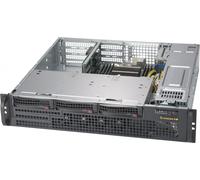 Supermicro CSE-825MBTQC-R802WB carcasa de ordenador Estante Negro 800 W