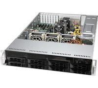Supermicro CSE-LA25TQC-R609LP computer case Supporto Nero 600 W (Server Geh Super Micro 2U/1x600W/8x3.5)