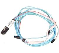 Supermicro iPass/SATA - Cable SAS (IPass, 4 x SATA, Negro, Azul)