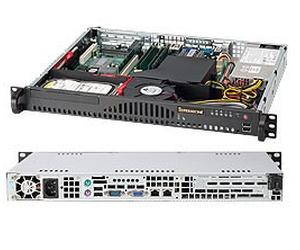 Supermicro SC512-203B Estante Negro 200 W