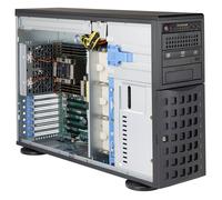 SuperMicro SC745 BAC-R1K23B Chasis Torre Full Tower para Servidor Rack 4U ATX/EATX con Fuente 1230W y 19 Bahías HDD Hot-Swap
