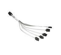 Supermicro Sff-8643/4Xsata Sff-8643 4Xsata Negro, Gris Adaptador de Cable - Adaptador Para Cable (Sff-8643, 4Xsata, Negro, Gris)