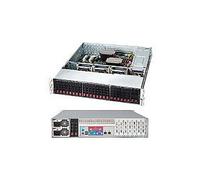 Supermicro SuperChassis 216BAC-R920LPB Estante Servidor Rack 2U Negro, Fuente 920W, 24 Bahias HDD/SSD 2.5' Hot-Swap, 7 Ranuras, Soporta ATX/EATX
