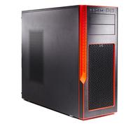 Supermicro SuperChassis GS5B-000R Midi Tower Negro, Rojo