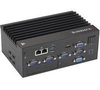 Supermicro Superserver E100-9Ap-Ia Intel Soc Bga 1296 Negro - Barebone de Sobremesa (Intel Soc, Bga 1296, Intel Atom, 1,6 Ghz, E3940, Ddr3L-Sdram)