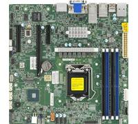 SUPERMICRO X12SCZ-TLN4F - Motherboard - micro ATX - LGA1200-Sockel - W480E - USB 3.2 Gen 2 - 2 x 10 Gigabit LAN, 2 x Gigabit LAN - Onboard-Grafik - HD Audio