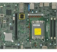 Supermicro X14SAV-TLN4F Bulk Flex ATX Embedded Board | Intel Core Ultra 9/7/5 Series 2 | DDR5 de 96 GB | PCIe 5.0 | LAN Dual 10G y 2.5G | M.2 | MCIO | 4X SATA | 12V DC | vPro