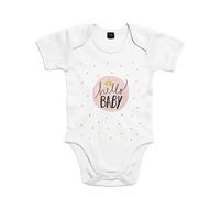 SUPERMOLON Body bebé algodón Hello Baby 3 meses Blanco Manga corta