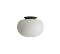 Supernate Lámpara de Techo Ø28 Blanco Ópalo/ Negro