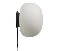 Supernate Sobremesa/ Lámpara de Pared Ø38 Blanco Ópalo/ Negro