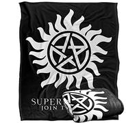 SUPERNATURAL Anti-Possession Symbol Officially Licensed Silky Touch Super Soft Throw Blanket 152 x 127 cm