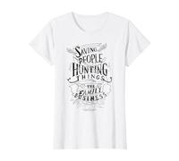 Supernatural Family Business Camiseta, Mujer, Blanco, L