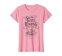 Supernatural Family Business Camiseta, Mujer, Rosado, L