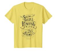 Supernatural Family Business Camiseta, Niños, Limón, 8 años