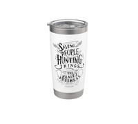 Supernatural Family Business Vaso térmico de acero inoxidable de doble pared