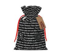 Supernatural Inspiration - Bolsas de regalo de temporada con cordón para celebraciones, embalaje de regalo ecológico