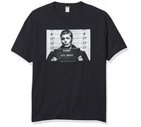Supernatural Mens Dean Mugshot T-Shirt, Black, Medium US