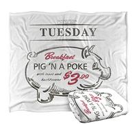 Supernatural Pig 'N' Poke Officially Licensed Silky Touch Super Soft Throw Blanket 152 x 127 cm