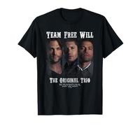 Supernatural Sam Dean Castiel Original Trio Camiseta