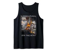 Supernatural Sam Dean Cracking Portraits Camiseta sin Mangas