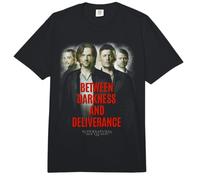 Supernatural Sam Dean Crowley Castiel Between Darkness Comfort Colors Adult Heavyweight T-Shirt